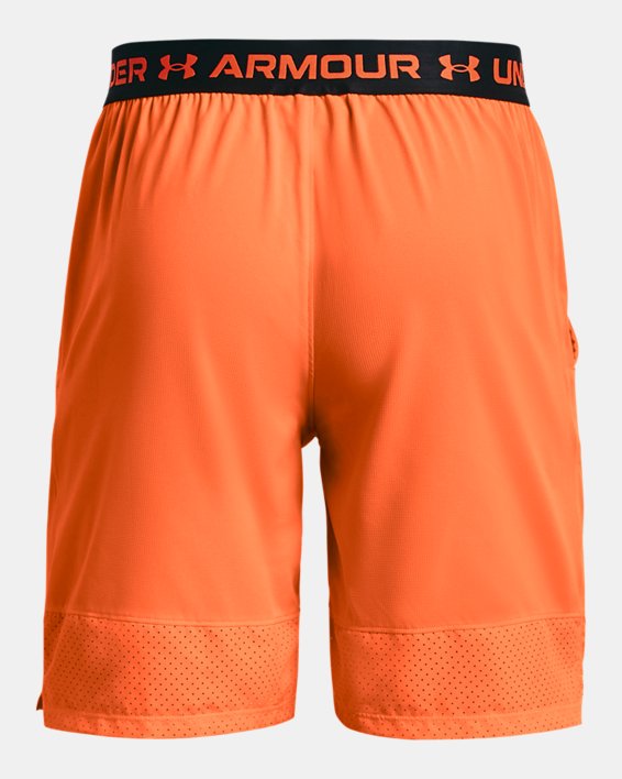 男士UA Vanish Woven短褲 in Orange image number 6